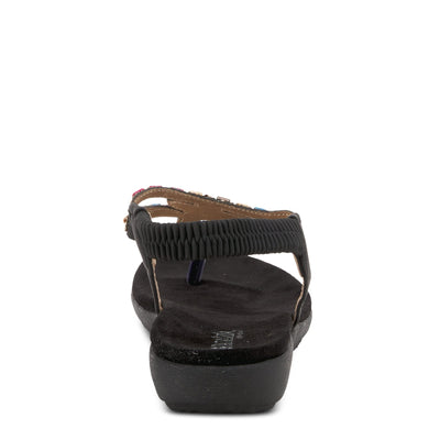 PATRIZIA Women's Crema Slingback Sandal Black EU 41 / US 9.5-10