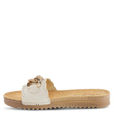 Flexus by Spring Step Janey Women's Slide Sandals, Size: 41, Med Beige