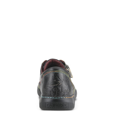 Spring Step L`Artiste Danli-Bloom Sneakers for Women - Sneaker Shoes for Women with Adjustable Metal Zipper - Womens Sneaker Shoe for Outdoor - Black Multi EU 36 / US 5.5-6
