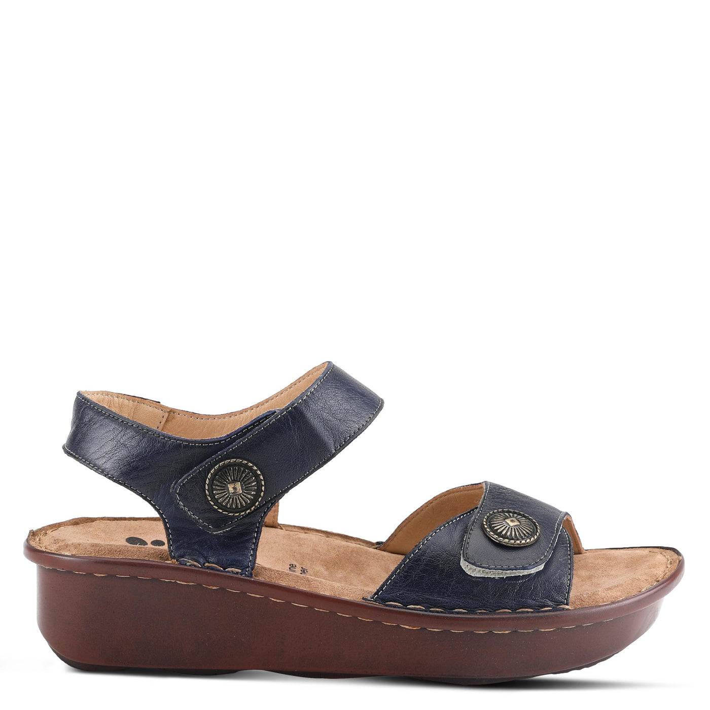 Spring Step Women's Toca Ankle Strap Sandal Navy EU 42 / US 10.5-11