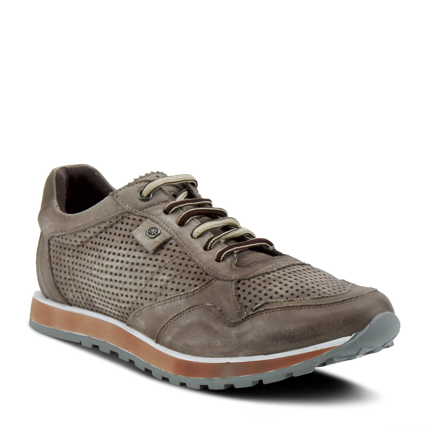 Spring Step Men's Vitale Lace-Up Shoe Brown EU 41 / US 8-8.5