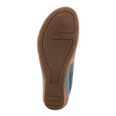 L'Artiste by Spring Step Women's Chienti Clog, Navy Multi, 7.5-8