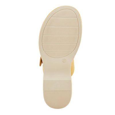 PATRIZIA Women's FENNA Two-Strap Platform Sandals Mustard EU 39 / US 8.5