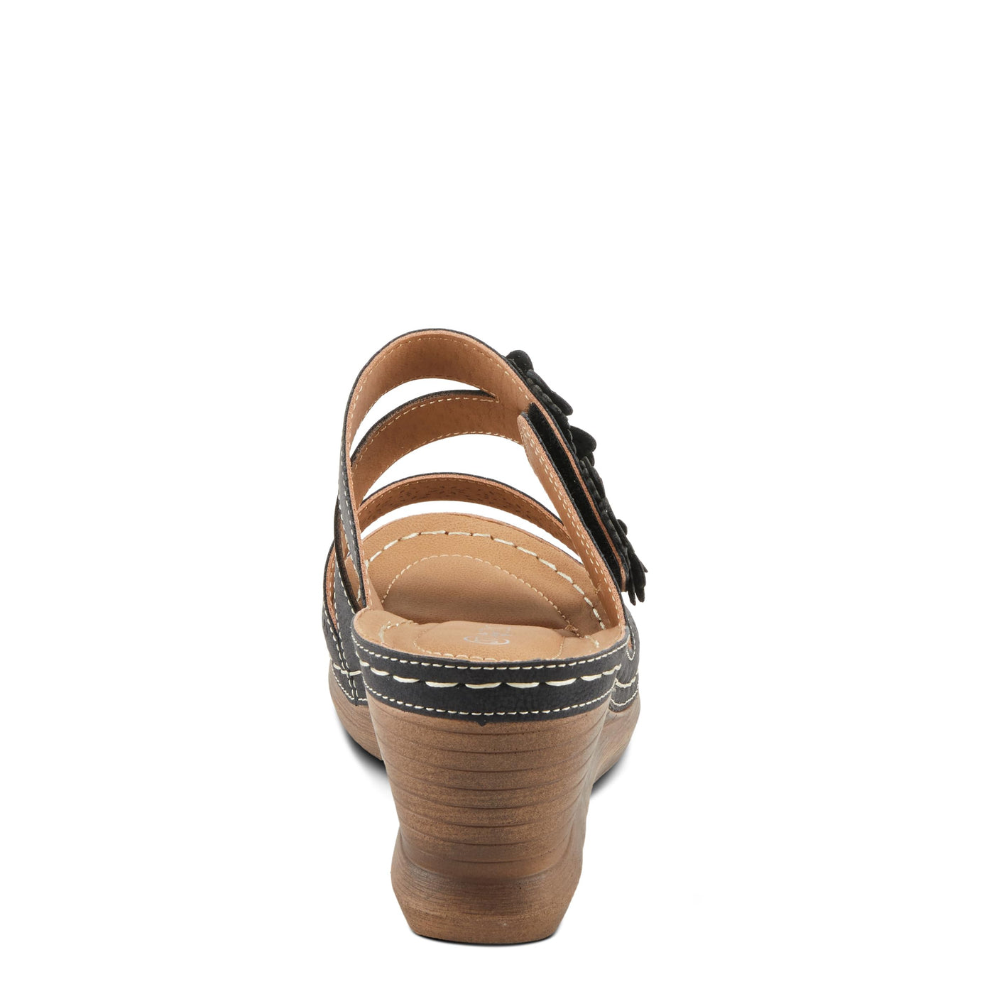 PATRIZIA Women's LOLLY Slide Wedge Sandals Black EU 40 / US 9