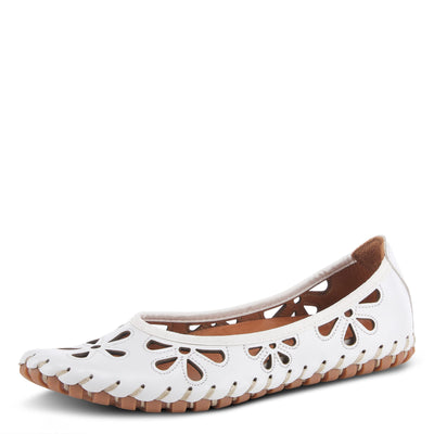 Spring Step Women's Rayely Ballerina White EU 41 / US 9.5-10