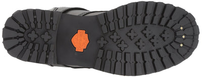 HARLEY-DAVIDSON FOOTWEAR Men's Faded Glory Leather Motorcycle Casual Boot, Black, 8.5 Wide US