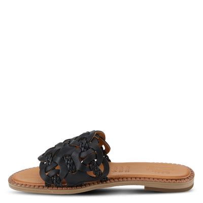 Spring Step Women's Alysia Slide Sandal Black EU 38 / US 7.5-8