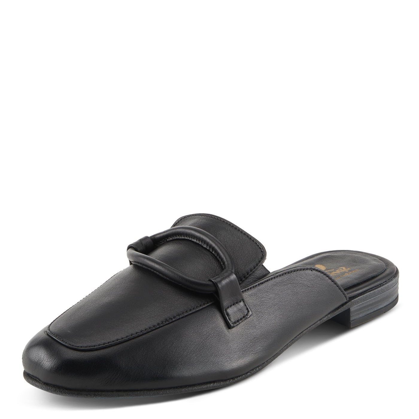 Spring Step Cavanagh Women's All-Leather Slip-On Mules with Tonal Rolled Leather Detail Sky Blue EU 42 / US 10.5-11