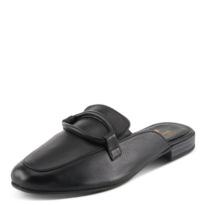 Spring Step Cavanagh Women's All-Leather Slip-On Mules with Tonal Rolled Leather Detail Camel EU 38 / US 7.5-8