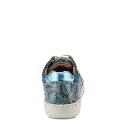 Spring Step Women's Jumilla Lace-Up Shoe Blue EU 39 / US 8.5