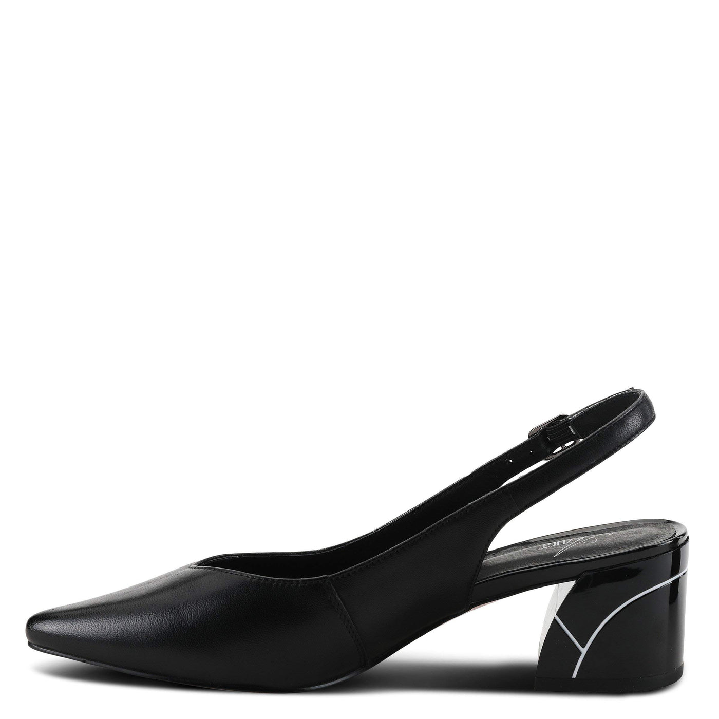 Azura Women's Pretty Slingback Shoe Black EU 37 / US 6.5-7