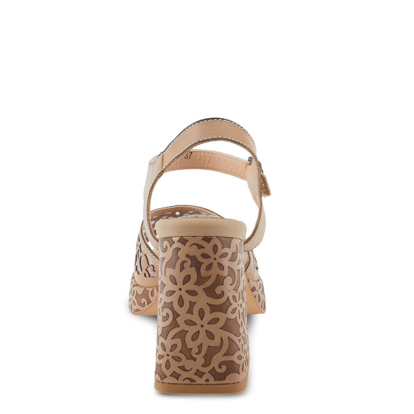 Spring Step L'Artiste Women's SAVYCHIC Platform Sandals - Open Toe, Leather and Mesh, Hook and Loop Closure