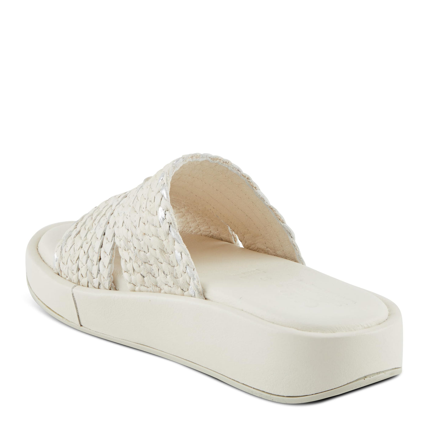 Spring Step FINNEGAN Women's Braided Platform Sandals with Boho Flair Ivory EU 42 / US 10.5-11