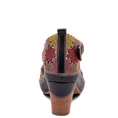Spring Step L'Artiste Women's Avnia Ankle Strap Shoe Black Multi EU 37 / US 6.5-7