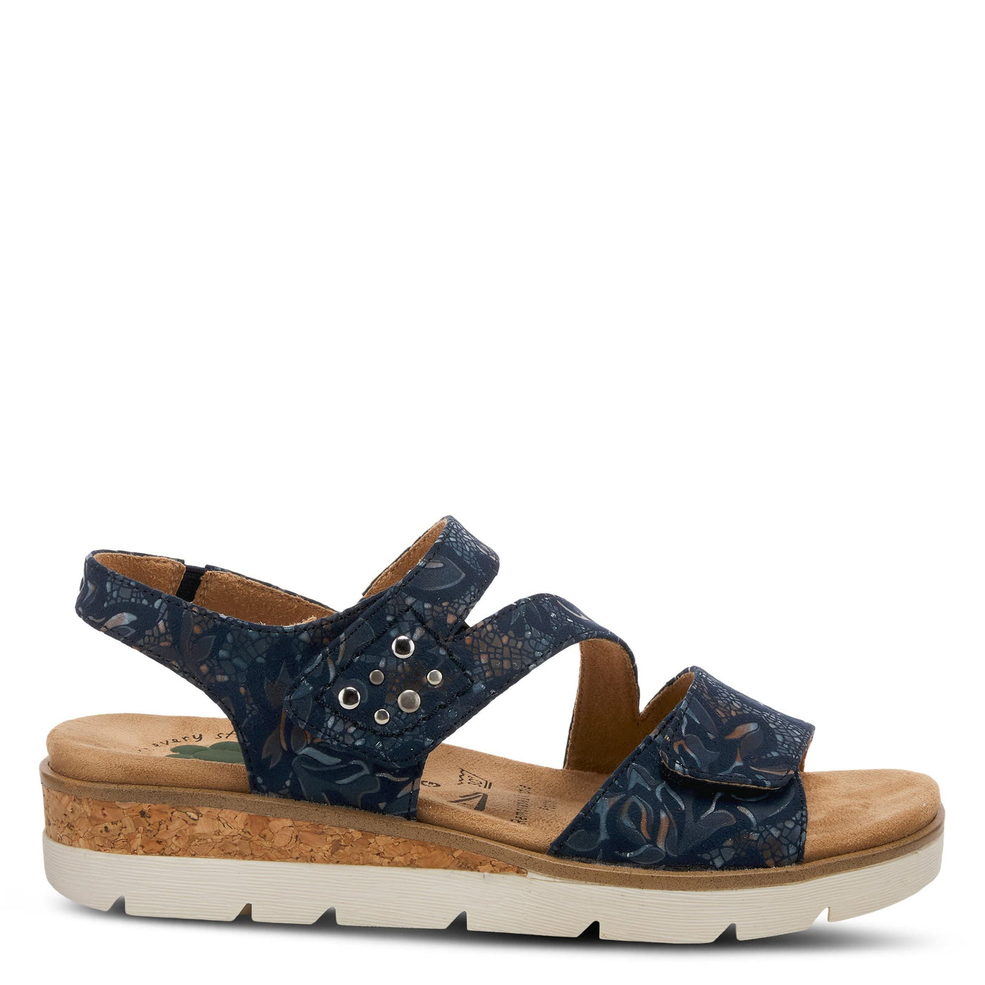 Spring Step Women's Haydennie Slingback Sandal Navy Multi EU 39 / US 8.5