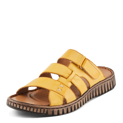 Spring Step Women's Olly Sandal, Mustard, 10.5-11