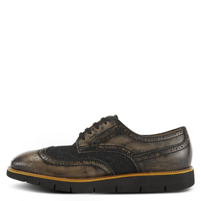 Spring Step L'Artiste Beaufort Oxford Shoes for Men - Leather Shoes with Lace-Up Closure - Mens Shoes for Casual Outdoor Walking - Black EU 42 / US 9