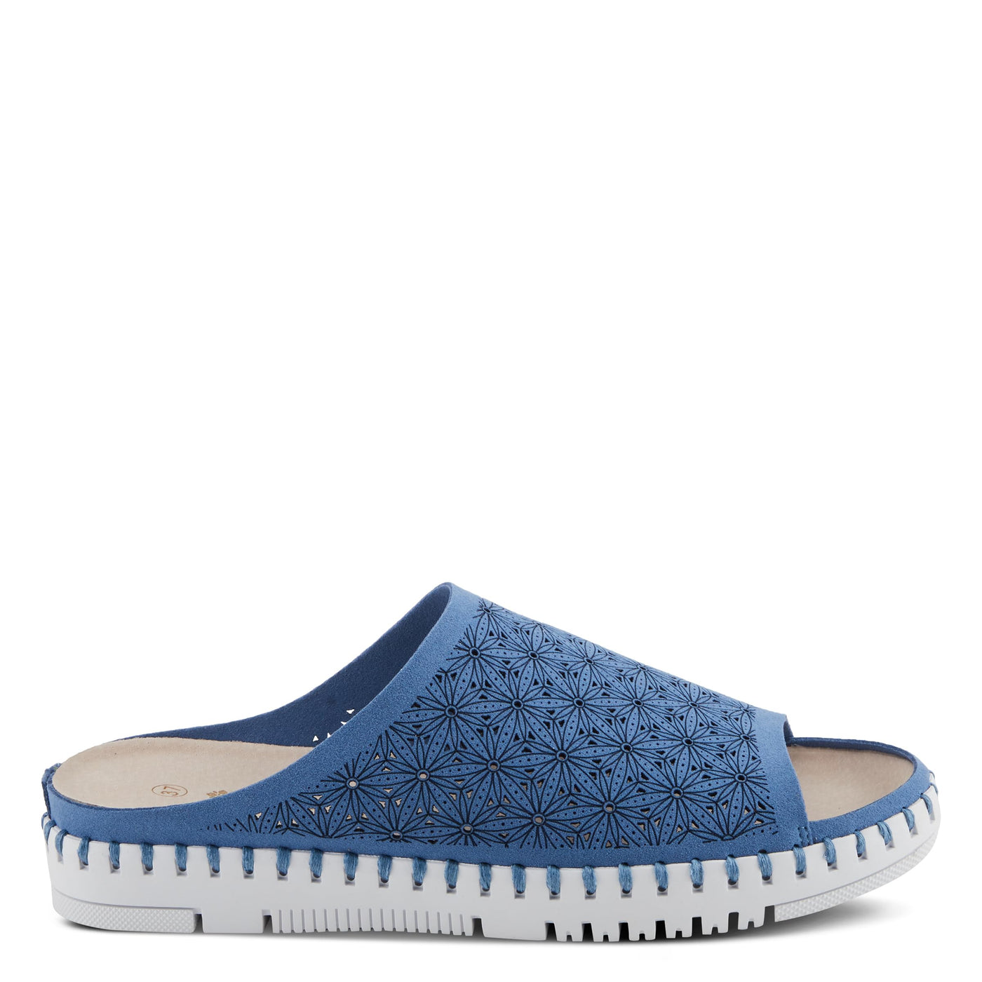 PATRIZIA Women's CANOPY Slide Flat Sandals Blue EU 39 / US 8.5