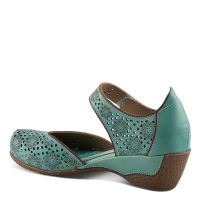 Spring Step L'Artiste Women's Americana Wedge Mary Jane Shoe Sky Blue EU 35 / US 5