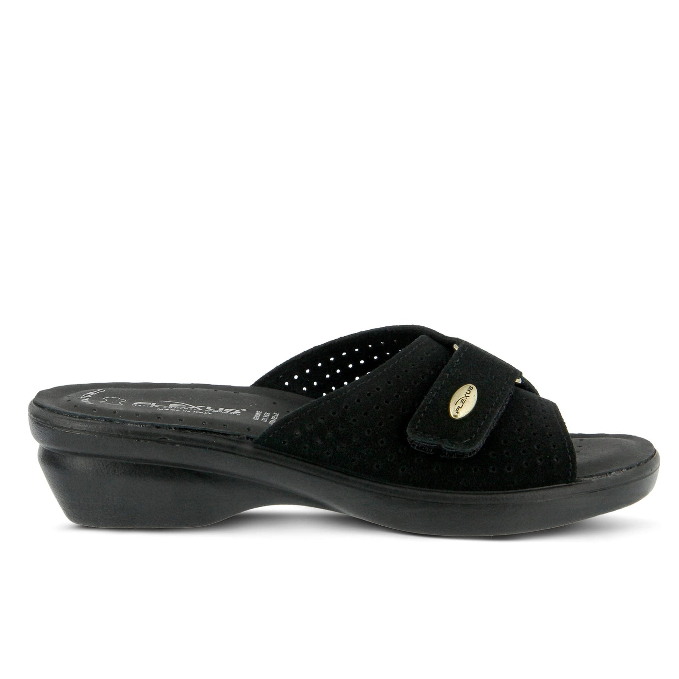 Flexus by Spring Step Women's KEA Slide Sandal, Black, 6.5-7
