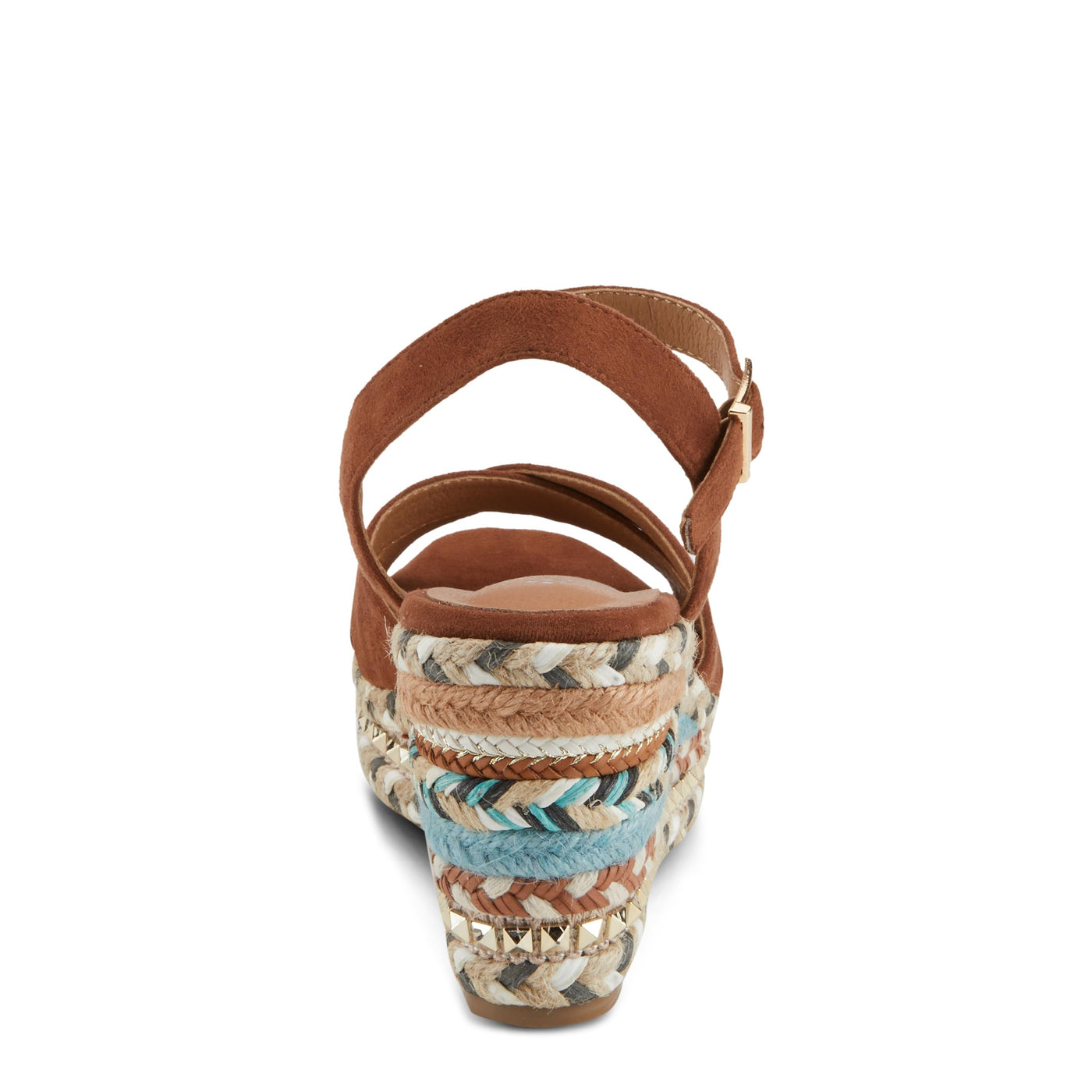 PATRIZIA Women's Sloane Wedge Sandal Brown EU 37 / US 6.5-7