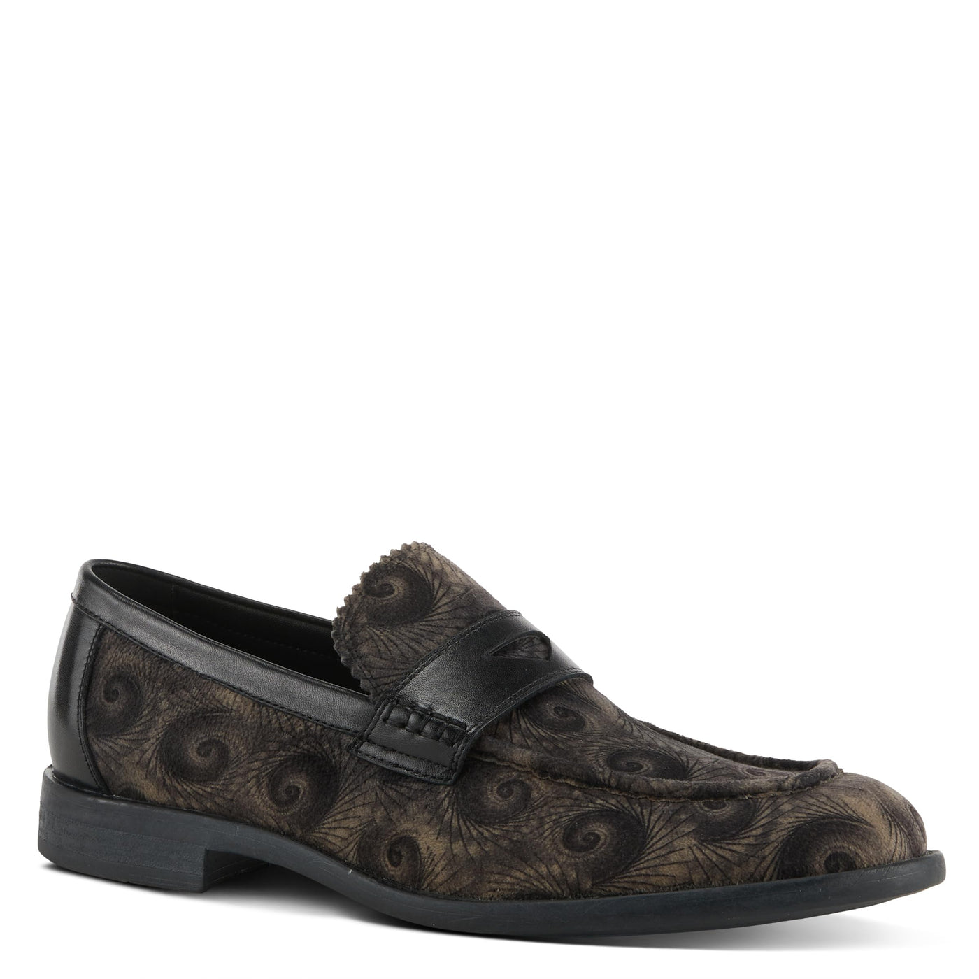 Spring Step L'Artiste Men's Lennon Leather Loafer Black Multi EU 41 / US 8-8.5