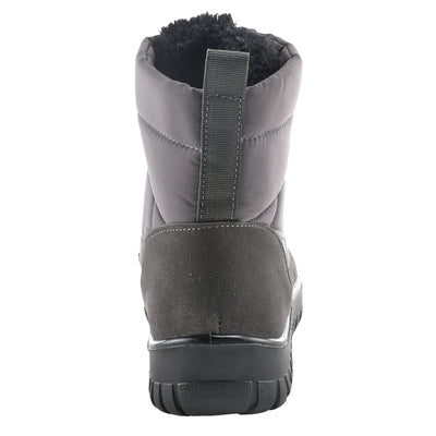 Flexus Spring Step Lakeeffect Boots for Women - Waterproof Ladies Boots with Front Zipper Closure - Women's Snow Boots for Winter - Grey Boots EU 40 / US 9