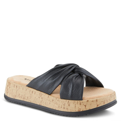 Spring Step Women's EBOSIA Slide Sandal Black EU 39/8.5