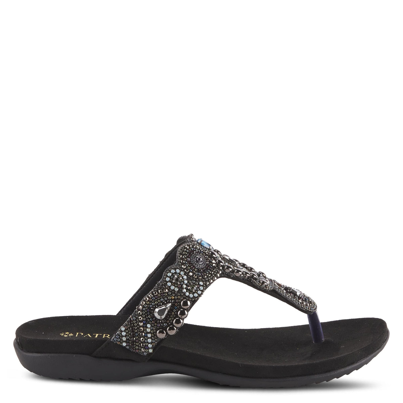 PATRIZIA Women's Fiesole Slide Sandal Black EU 38 / US 7.5-8
