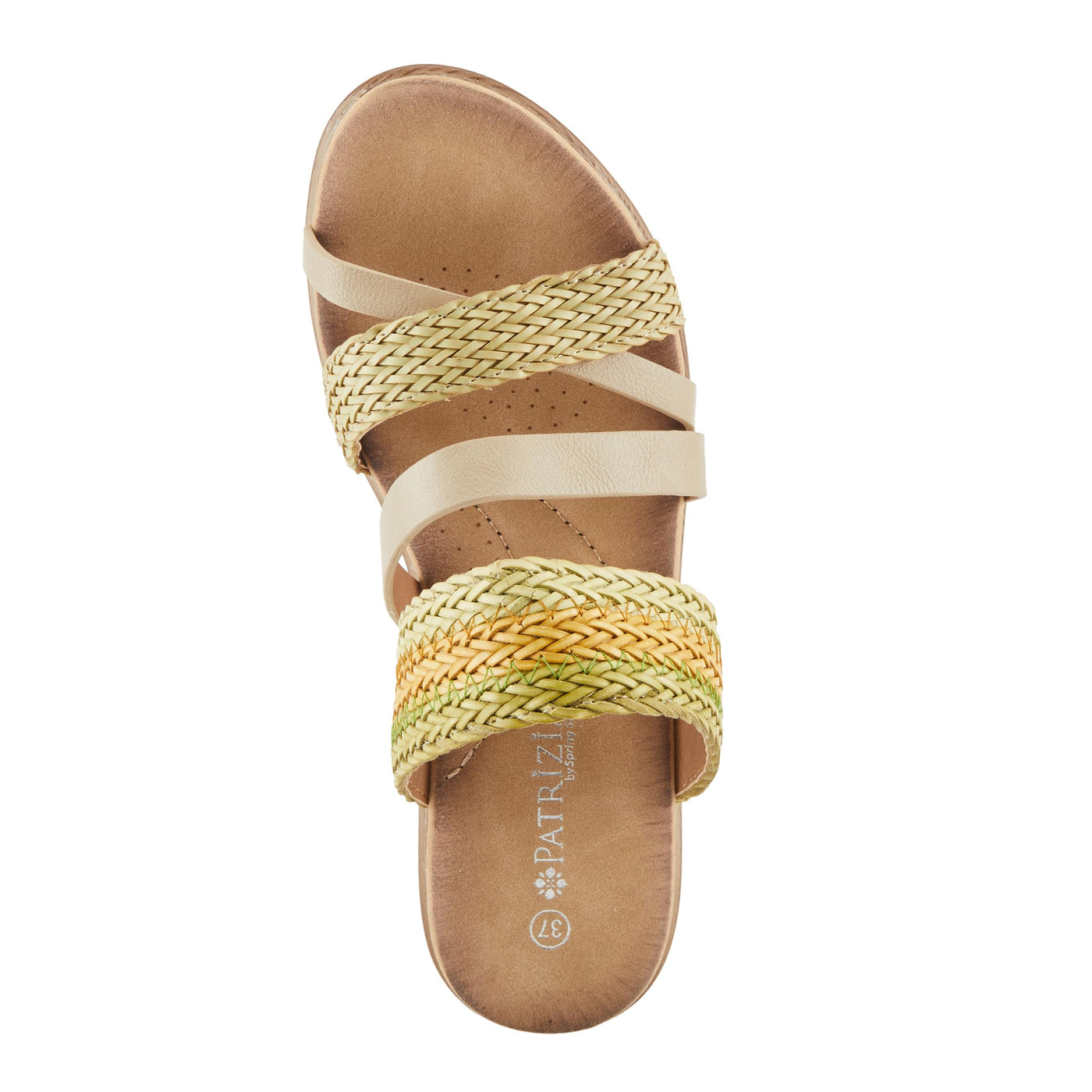 PATRIZIA Women's MAHINA Cross-Strapped Wedge Sandals Light Green Multi EU 39 / US 8.5