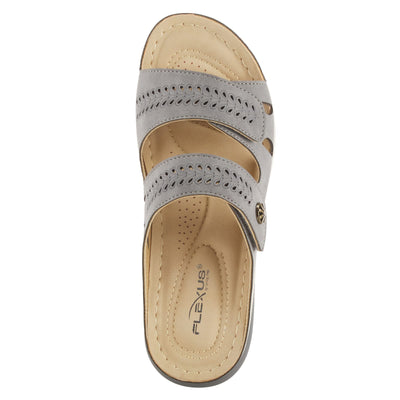 Flexus Women's Drifter Slide Sandal Tan EU 40 / US 9