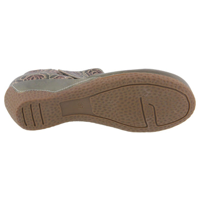 Spring Step L'Artiste Gloss-Pansy Mary Jane Shoes for Women - Ladies Shoes with Hooks and Loops Closure - Womens Shoes for Outdoor, Casuals, Wedding - Olive Green EU 37 / US 6.5-7