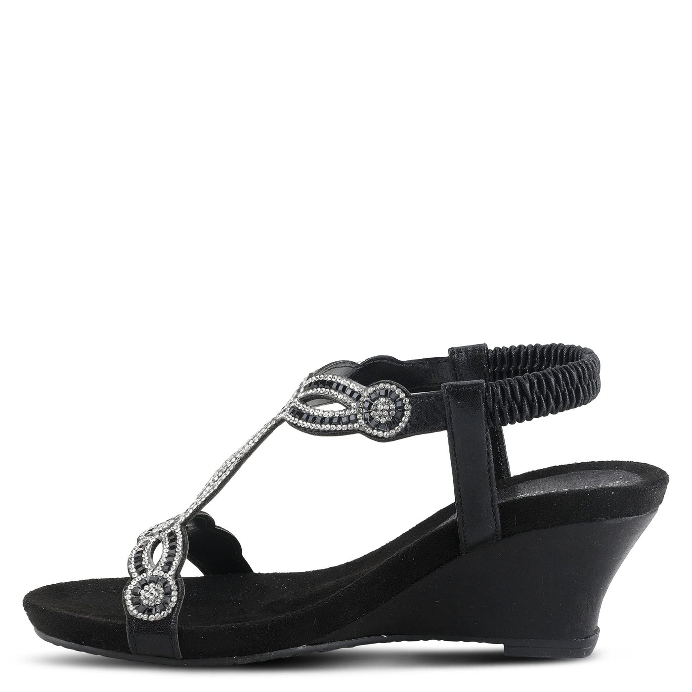 PATRIZIA Women's Shining Ankle Strap Sandal Black EU 42 / US 10.5-11