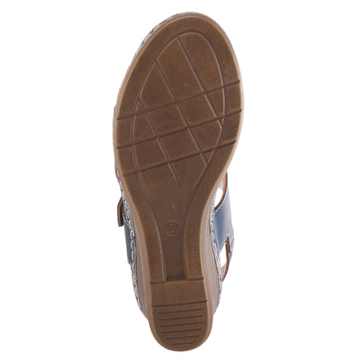 PATRIZIA Women's Tavlin Slingback Sandal Navy EU 39 / US 8.5
