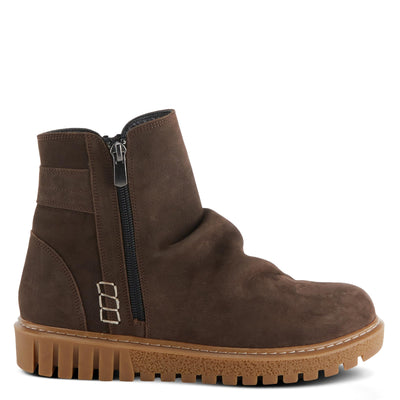 Spring Step Women's Addlyn Nubuck Leather Bootie Brown Nubuck EU 41 / US 9.5-10