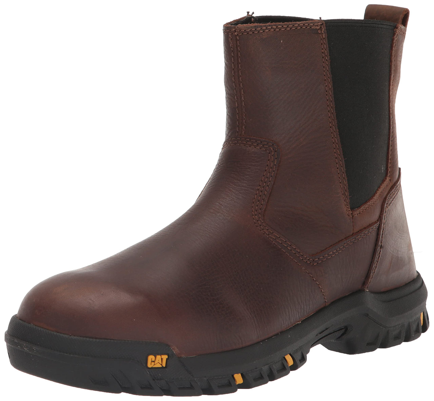 CAT Footwear Men's Wheelbase Construction Boot, Clay, 8.5 Wide