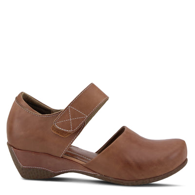 Spring Step L'Artiste Women's Gloss Mary Jane Shoe Brown EU 38 / US 7.5-8