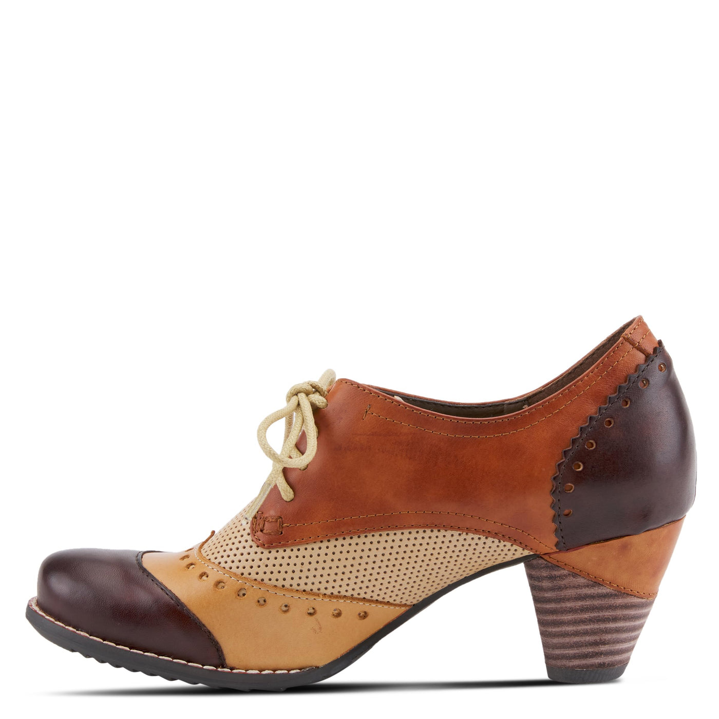 Spring Step L'Artiste Women's Bardot Pump Brown Nubuck EU 41 / US 9.5-10