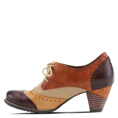 Spring Step L'Artiste Women's Bardot Pump Brown Nubuck EU 41 / US 9.5-10