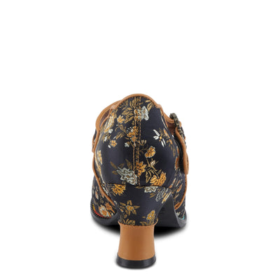 L'Artiste by Spring Step Women's Adodora Mary Jane Heeled, Black Multi, 6