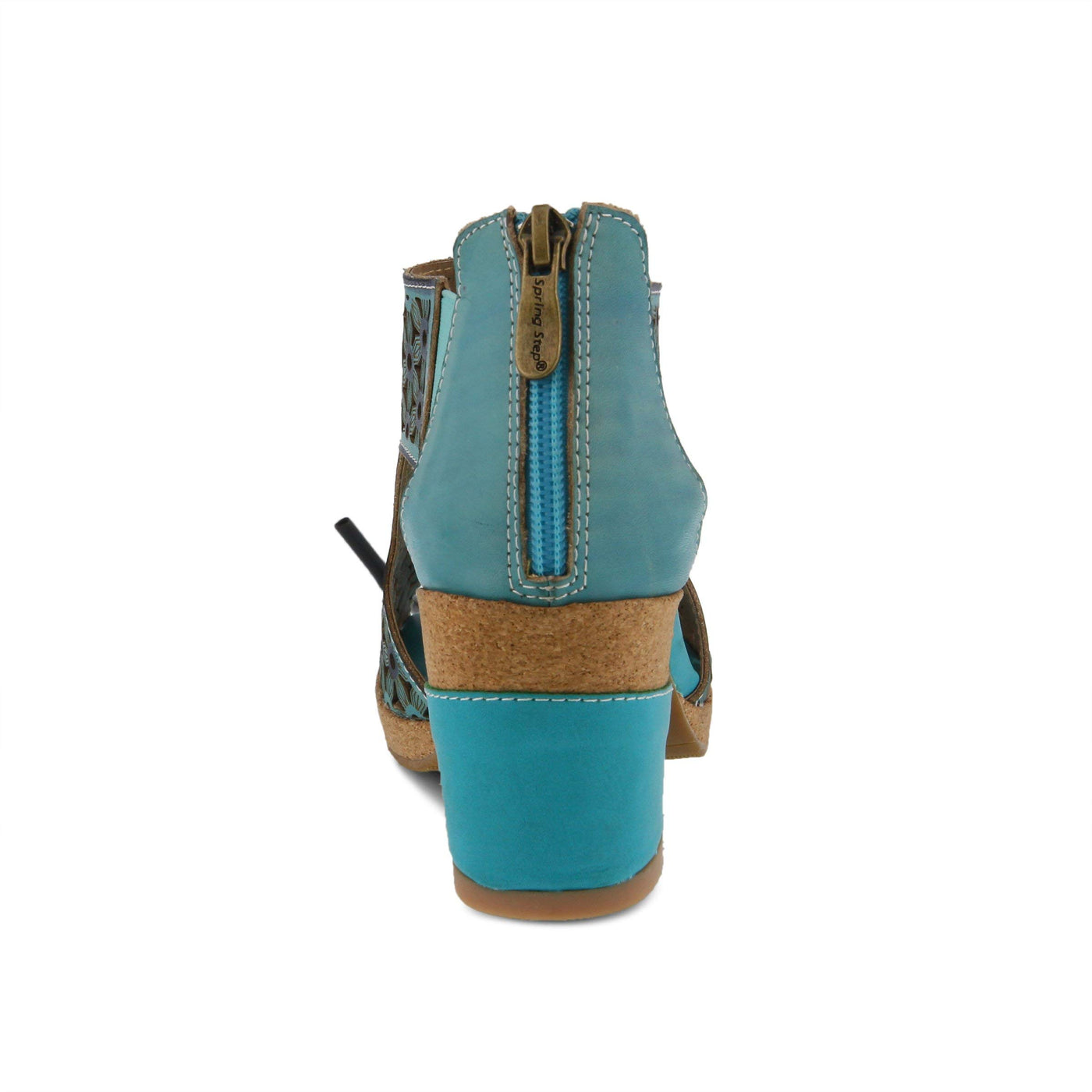 L'Artiste by Spring Step Hibiskus Turquoise Shoe US 5.5-6