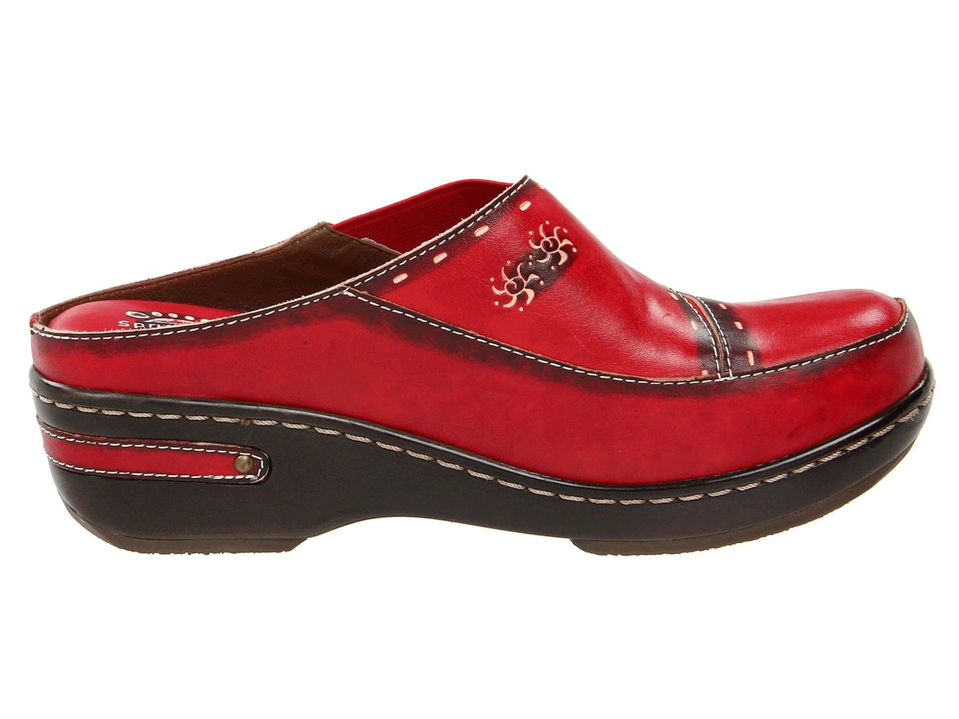 Spring Step L'Artiste Women's Chino Leather Loafer Red EU 39 / US 8.5