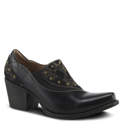 Spring Step L'Artiste Women's Empowerite Hair-On-Hide Shootie Black EU 37 / US 6.5-7