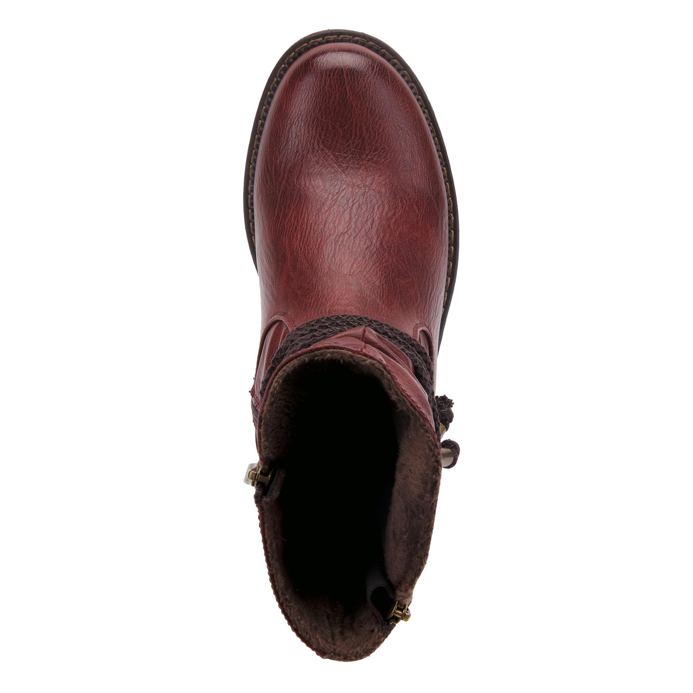 Spring Step womens Mid Calf Boot, Bordeaux, 9 US