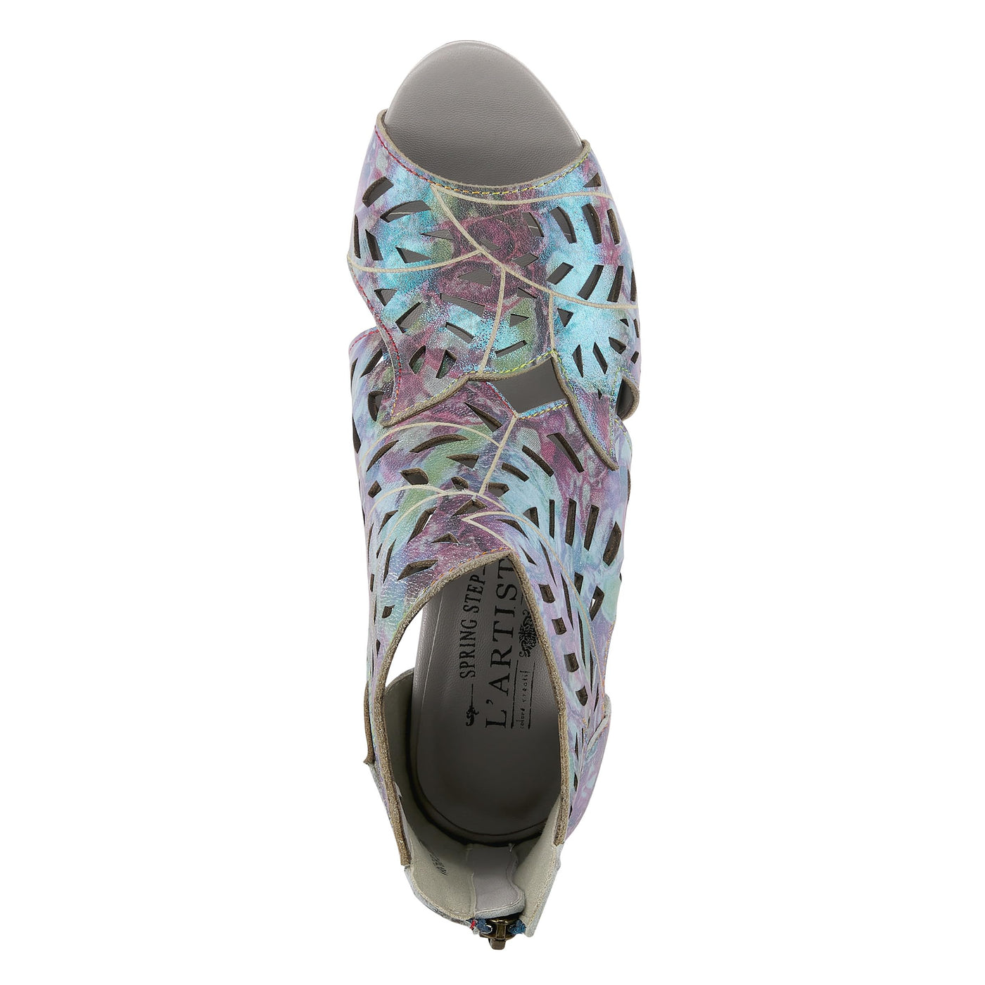 Spring Step L'Artiste Women's Amora Bootie Blue Multi EU 39 / US 8.5