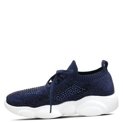 PATRIZIA Women's Cristinalla Fashion Sneaker Navy EU 38 / US 7.5-8