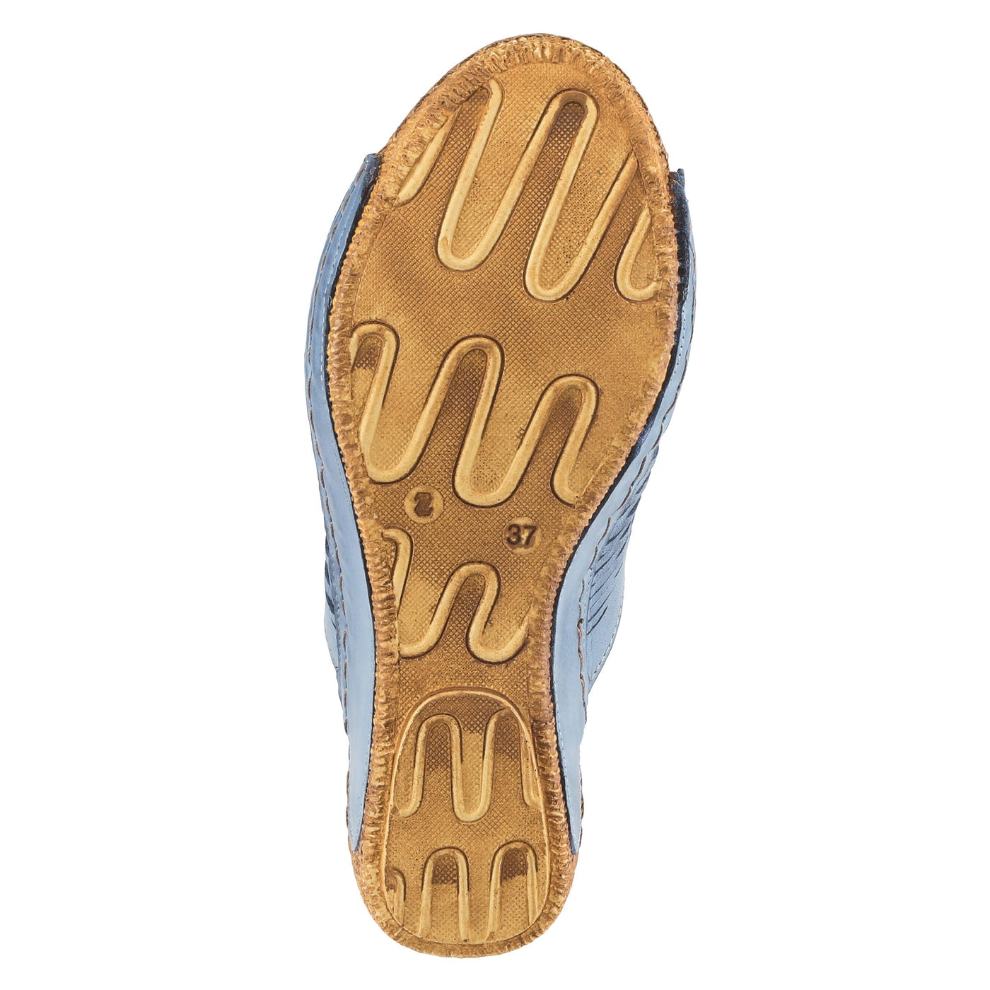 Spring Step Women's CUNACENA Slipper, Blue, 7.5-8