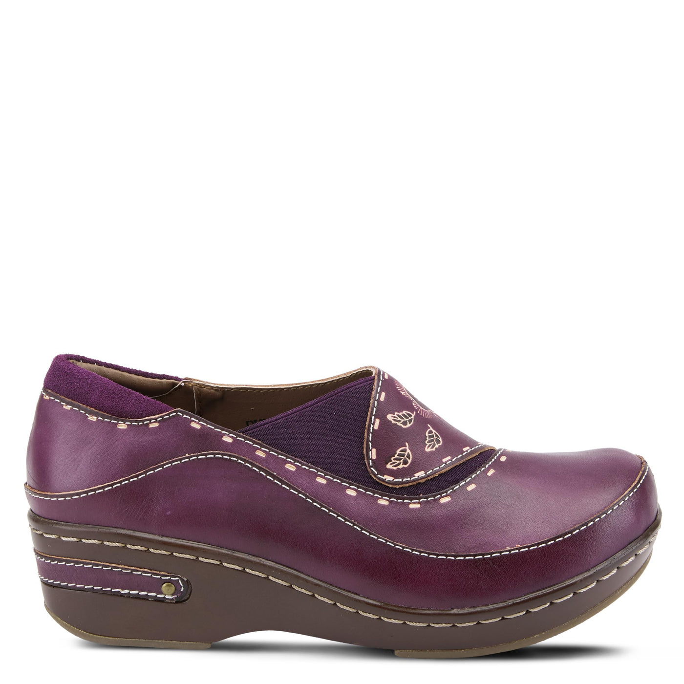 Spring Step L'Artiste Women's Burbank Slip-On Shoe Purple EU 41 / US 9.5-10