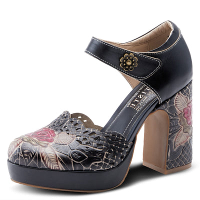 Spring Step L'Artiste Women's Debbihary Pumps Black Multi EU 41 / US 9.5-10