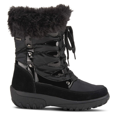 Flexus Spring Step Stormy Boots for Women - Waterproof Women's Snow Boots With Adjustable Lace and Zippers - Faux Fur Winter Boots for Outdoor